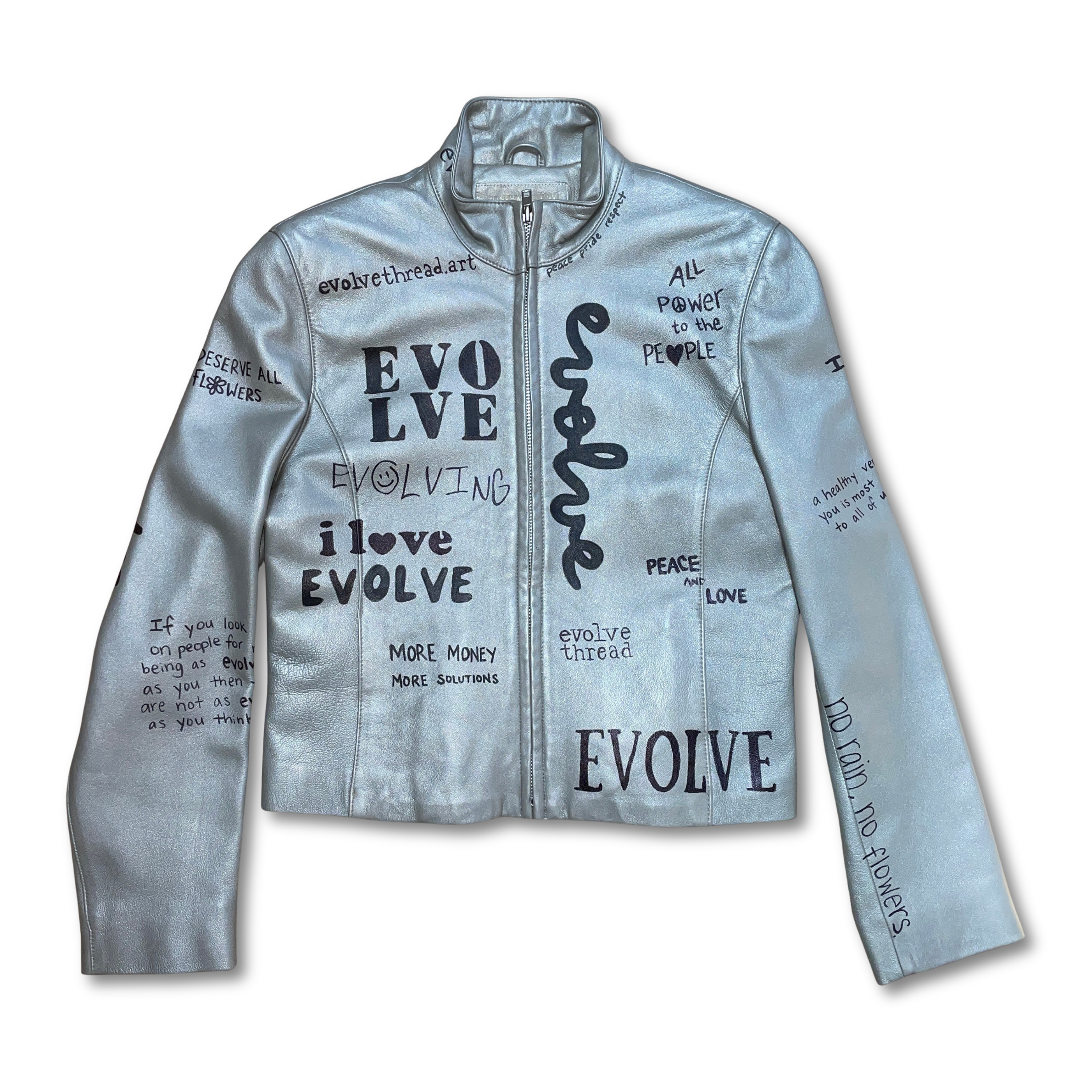 Breaking News Leather Jacket