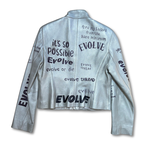 Breaking News Leather Jacket