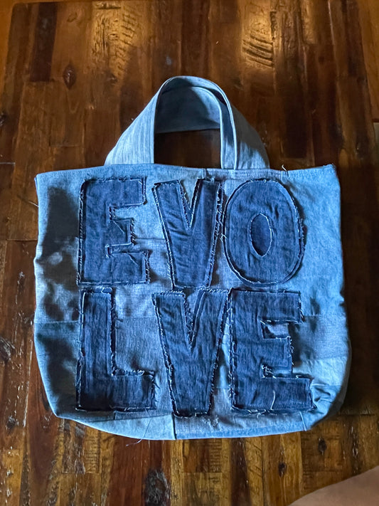 Evolve Denim XL Tote